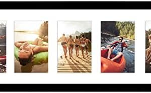 Americanflat 8x24 Collage Picture Frame with Shatter-Resistant Glass